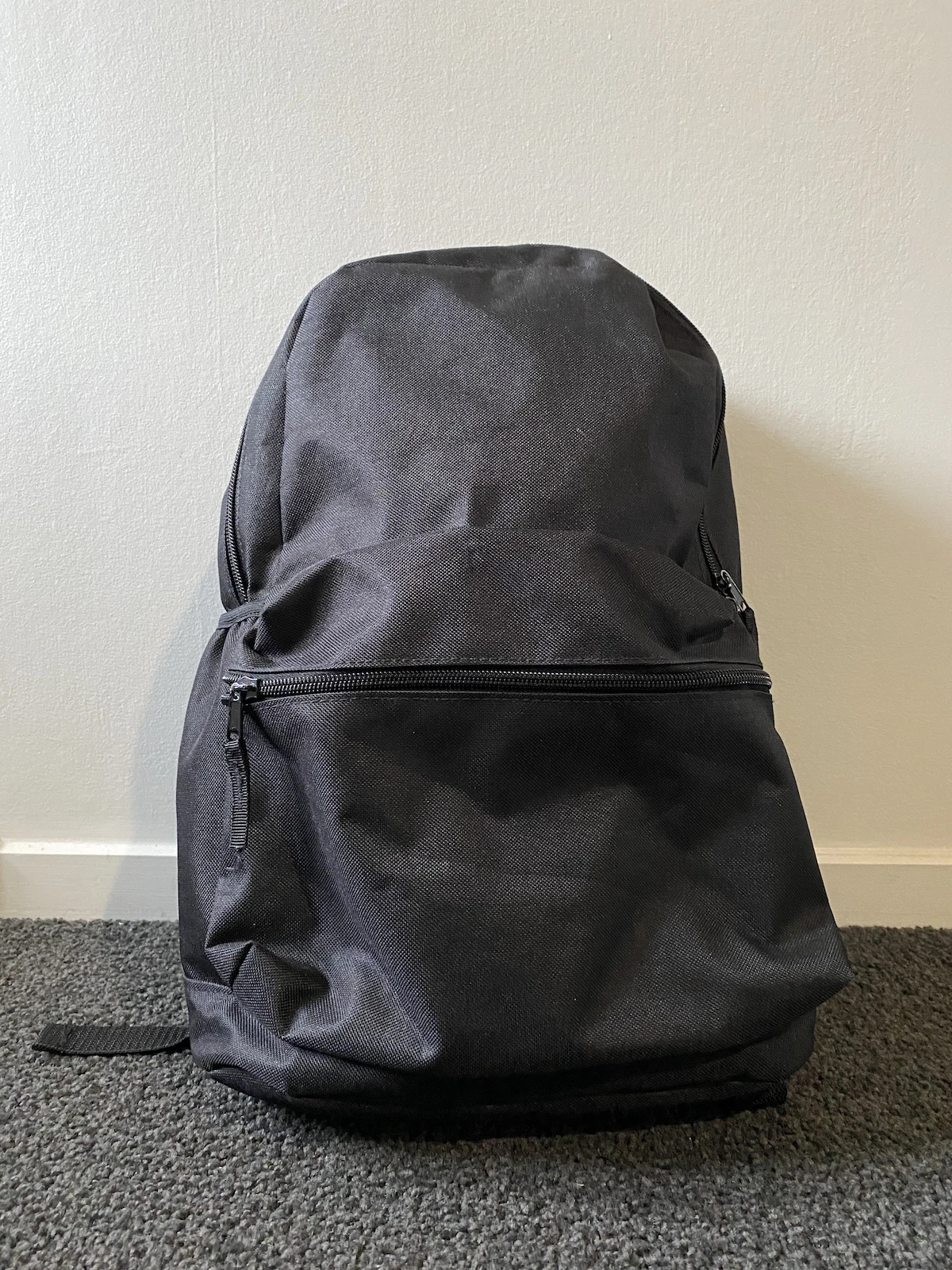 AI model generated with a backpack